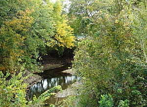 Cedar Creek along Santa Fe Trestle Trail