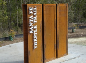 Santa Fe Trestle Trail Sign